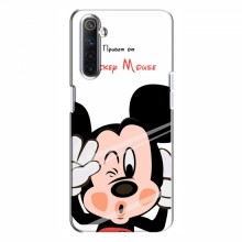 Чехол для RealMe 6 (AlphaPrint) с печатью (ПРОЗРАЧНЫЙ ФОН) Mickey Mouse - купить на Floy.com.ua