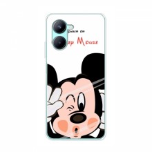 Чехол для RealMe C33 (AlphaPrint) с печатью (ПРОЗРАЧНЫЙ ФОН) Mickey Mouse - купить на Floy.com.ua