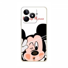 Чехол для RealMe C51 (AlphaPrint) с печатью (ПРОЗРАЧНЫЙ ФОН) Mickey Mouse - купить на Floy.com.ua
