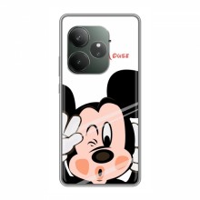 Чехол для RealMe GT 6 (AlphaPrint) с печатью (ПРОЗРАЧНЫЙ ФОН) Mickey Mouse - купить на Floy.com.ua