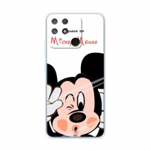 Чехол для RealMe NARZO 50A (AlphaPrint) с печатью (ПРОЗРАЧНЫЙ ФОН) Mickey Mouse - купить на Floy.com.ua