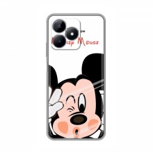 Чехол для RealMe Note 50 (AlphaPrint) с печатью (ПРОЗРАЧНЫЙ ФОН) Mickey Mouse - купить на Floy.com.ua