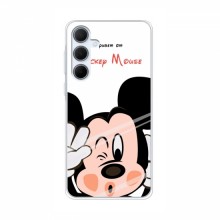 Чехол для Samsung Galaxy A35 (5G) (AlphaPrint) с печатью (ПРОЗРАЧНЫЙ ФОН) Mickey Mouse - купить на Floy.com.ua