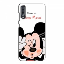 Чехол для Samsung Galaxy A70 2019 (A705F) (AlphaPrint) с печатью (ПРОЗРАЧНЫЙ ФОН) Mickey Mouse - купить на Floy.com.ua