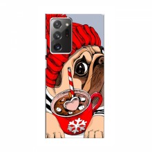 Чехол для Samsung Galaxy Note 20 Ultra (AlphaPrint) с печатью (ПРОЗРАЧНЫЙ ФОН) Грустная собака - купить на Floy.com.ua