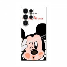 Чехол для Samsung Galaxy S23 Ultra (AlphaPrint) с печатью (ПРОЗРАЧНЫЙ ФОН) Mickey Mouse - купить на Floy.com.ua