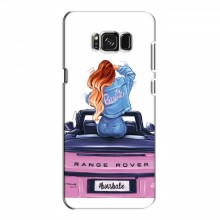 Чехол для Samsung S8, Galaxy S8, G950 (AlphaPrint) с печатью (ПРОЗРАЧНЫЙ ФОН) Девушка на машине - купить на Floy.com.ua