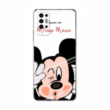 Чехол для TECNO Pova-2 (LE7n) (AlphaPrint) с печатью (ПРОЗРАЧНЫЙ ФОН) Mickey Mouse - купить на Floy.com.ua