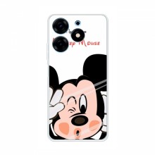 Чехол для TECNO Spark 10 Pro (AlphaPrint) с печатью (ПРОЗРАЧНЫЙ ФОН) Mickey Mouse - купить на Floy.com.ua