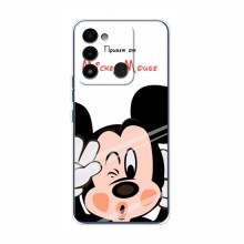 Чехол для TECNO Spark 8 (AlphaPrint) с печатью (ПРОЗРАЧНЫЙ ФОН) Mickey Mouse - купить на Floy.com.ua