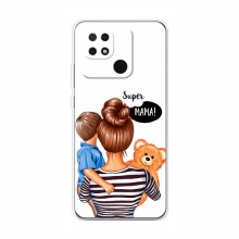 Чехол для Xiaomi Redmi 10C (AlphaPrint) с печатью (ПРОЗРАЧНЫЙ ФОН) Мама и сын - купить на Floy.com.ua