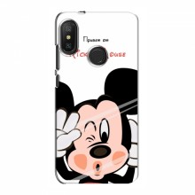 Чехол для Xiaomi Redmi 6 Pro (AlphaPrint) с печатью (ПРОЗРАЧНЫЙ ФОН) Mickey Mouse - купить на Floy.com.ua