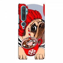 Чехол для Xiaomi Mi 10 (AlphaPrint) с печатью (ПРОЗРАЧНЫЙ ФОН) Грустная собака - купить на Floy.com.ua