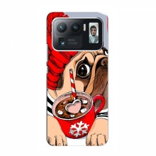 Чехол для Xiaomi Mi 11 Ultra (AlphaPrint) с печатью (ПРОЗРАЧНЫЙ ФОН) Грустная собака - купить на Floy.com.ua
