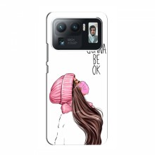 Чехол для Xiaomi Mi 11 Ultra (AlphaPrint) с печатью (ПРОЗРАЧНЫЙ ФОН) Девушка в маске - купить на Floy.com.ua