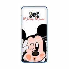 Чехол для Xiaomi POCO X3 (AlphaPrint) с печатью (ПРОЗРАЧНЫЙ ФОН) Mickey Mouse - купить на Floy.com.ua