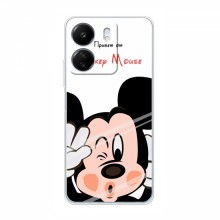 Чехол для Xiaomi Redmi 13C (AlphaPrint) с печатью (ПРОЗРАЧНЫЙ ФОН) Mickey Mouse - купить на Floy.com.ua
