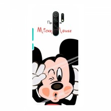 Чехол для Xiaomi Redmi 9 (AlphaPrint) с печатью (ПРОЗРАЧНЫЙ ФОН) Mickey Mouse - купить на Floy.com.ua