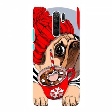 Чехол для Xiaomi Redmi 9 (AlphaPrint) с печатью (ПРОЗРАЧНЫЙ ФОН) Грустная собака - купить на Floy.com.ua