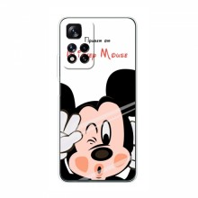 Чехол для Xiaomi Redmi Note 11 Pro Plus (AlphaPrint) с печатью (ПРОЗРАЧНЫЙ ФОН) Mickey Mouse - купить на Floy.com.ua