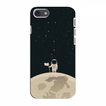 Чехол для iPhone 8 (AlphaPrint) с печатью (ТОП продаж) Космонавт на луне - купить на Floy.com.ua