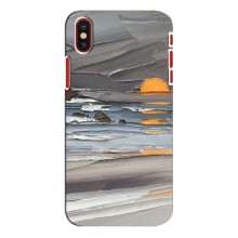 Чехол для iPhone X (AlphaPrint) с печатью (ТОП продаж) Рисунок-закат - купить на Floy.com.ua