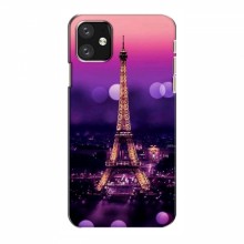 Чехол для iPhone 12 (AlphaPrint) с печатью (ТОП продаж) Париж - Башня - купить на Floy.com.ua