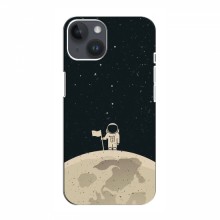 Чехол для iPhone 14 (AlphaPrint) с печатью (ТОП продаж) Космонавт на луне - купить на Floy.com.ua
