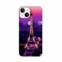 Чехол для iPhone 16 (AlphaPrint) с печатью (ТОП продаж) Париж - Башня - купить на Floy.com.ua