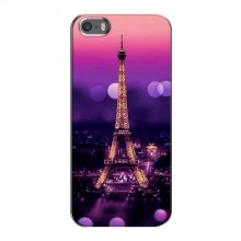 Чехол для iPhone 5 / 5s / SE (AlphaPrint) с печатью (ТОП продаж) Париж - Башня - купить на Floy.com.ua