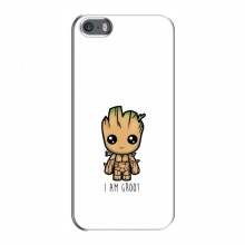 Чехол для iPhone 5 / 5s / SE (AlphaPrint) с печатью (ТОП продаж) I Am Groot - купить на Floy.com.ua