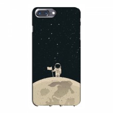 Чехол для iPhone 7 Plus (AlphaPrint) с печатью (ТОП продаж) Космонавт на луне - купить на Floy.com.ua