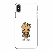Чехол для iPhone Xs Max (AlphaPrint) с печатью (ТОП продаж) I Am Groot - купить на Floy.com.ua