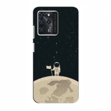Чехол для Google Pixel 2 XL (AlphaPrint) с печатью (ТОП продаж) Космонавт на луне - купить на Floy.com.ua