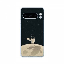 Чехол для Google Pixel 8 Pro (AlphaPrint) с печатью (ТОП продаж) Космонавт на луне - купить на Floy.com.ua