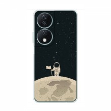 Чехол для Huawei Honor X7b (AlphaPrint) с печатью (ТОП продаж) Космонавт на луне - купить на Floy.com.ua