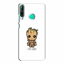 Чехол для Huawei P40 Lite e (AlphaPrint) с печатью (ТОП продаж) I Am Groot - купить на Floy.com.ua