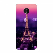 Чехол для Nokia C20 (AlphaPrint) с печатью (ТОП продаж) Париж - Башня - купить на Floy.com.ua