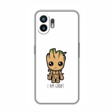 Чехол для Nothing Nothing Phone 2 (AlphaPrint) с печатью (ТОП продаж) I Am Groot - купить на Floy.com.ua