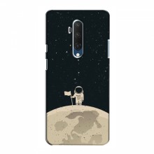 Чехол для OnePlus 7T Pro (AlphaPrint) с печатью (ТОП продаж) Космонавт на луне - купить на Floy.com.ua