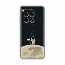 Чехол для OnePlus Ace 3 (AlphaPrint) с печатью (ТОП продаж) Космонавт на луне - купить на Floy.com.ua