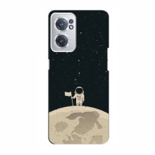 Чехол для OnePlus Nord CE 2 (5G) (IV2201) (AlphaPrint) с печатью (ТОП продаж) Космонавт на луне - купить на Floy.com.ua