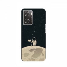 Чехол для OnePlus Nord N20 SE (AlphaPrint) с печатью (ТОП продаж) Космонавт на луне - купить на Floy.com.ua
