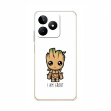 Чехол для RealMe C51 (AlphaPrint) с печатью (ТОП продаж) I Am Groot - купить на Floy.com.ua