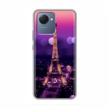 Чехол для RealMe NARZO 50i Prime (AlphaPrint) с печатью (ТОП продаж) Париж - Башня - купить на Floy.com.ua