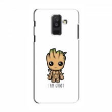 Чехол для Samsung A6 Plus 2018, A6 Plus 2018, A605 (AlphaPrint) с печатью (ТОП продаж) I Am Groot - купить на Floy.com.ua