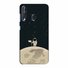 Чехол для Samsung Galaxy A60 2019 (A605F) (AlphaPrint) с печатью (ТОП продаж) Космонавт на луне - купить на Floy.com.ua