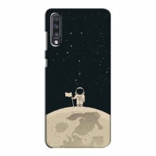Чехол для Samsung Galaxy A70 2019 (A705F) (AlphaPrint) с печатью (ТОП продаж) Космонавт на луне - купить на Floy.com.ua
