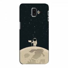 Чехол для Samsung J6 Plus, J6 Плюс 2018 (J610) (AlphaPrint) с печатью (ТОП продаж) Космонавт на луне - купить на Floy.com.ua