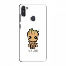 Чехол для Samsung Galaxy M11 (AlphaPrint) с печатью (ТОП продаж) I Am Groot - купить на Floy.com.ua